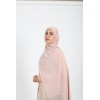 Hijab mousseline plissé