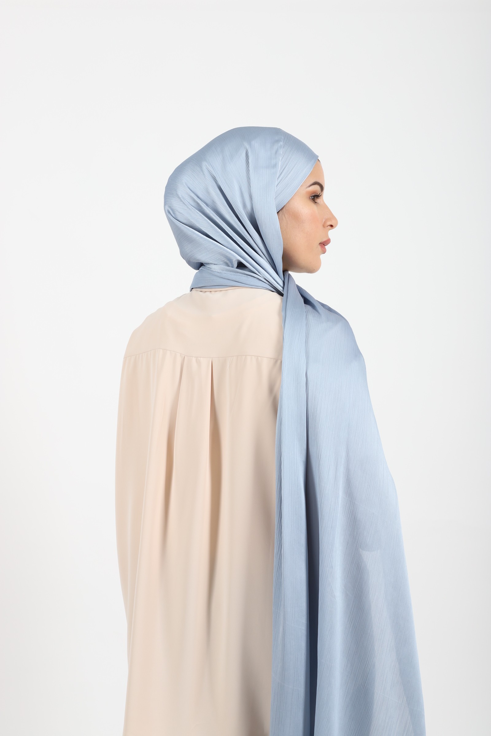 Long hijab perfect Muslim woman, wedding veil, party hijab