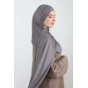 Sequined slip-on hijab