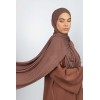 Sequined slip-on hijab