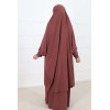 Jilbab two pieces lycra sleeves