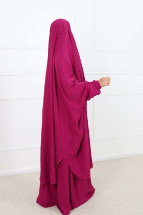 Medina silk jilbab for Muslim women