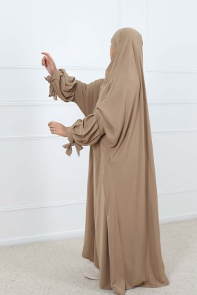 jilbab one piece in medina silk - SORAYA