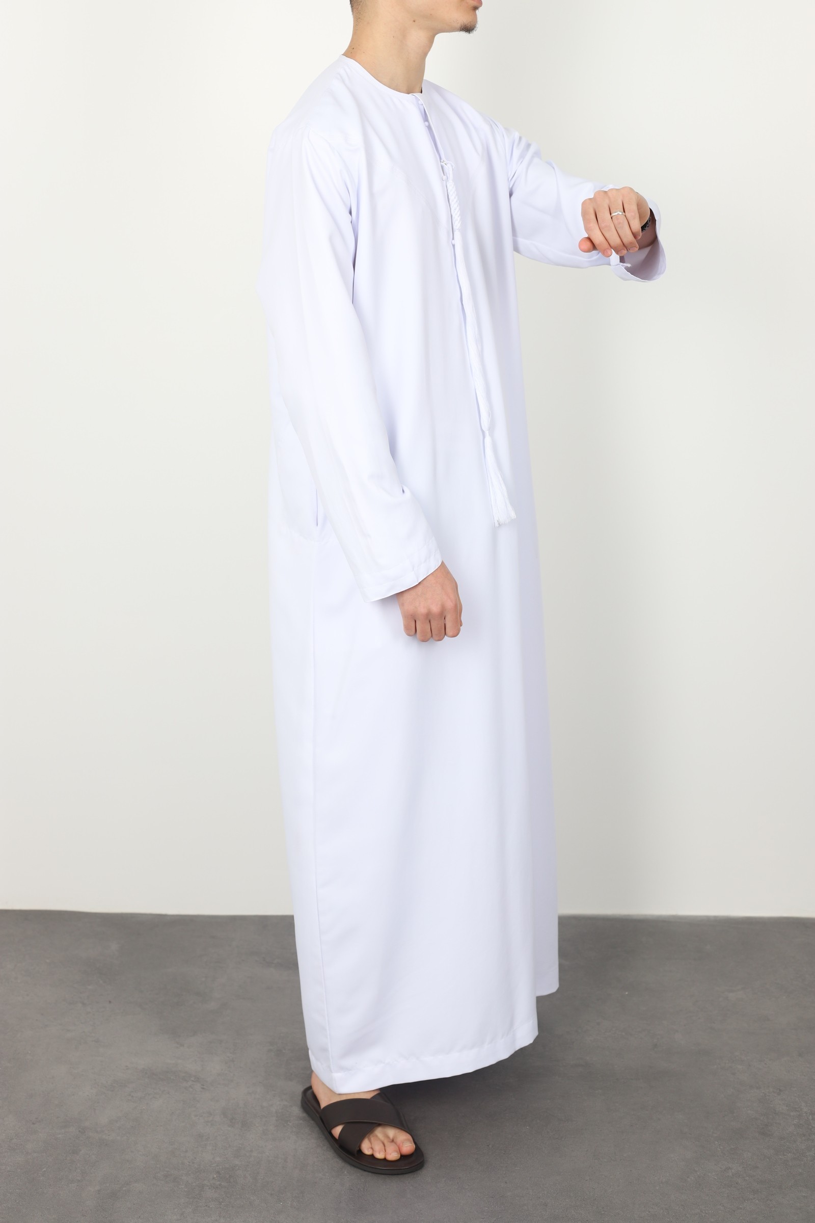 Qamis emirati white luxury high quality cheap jennah store