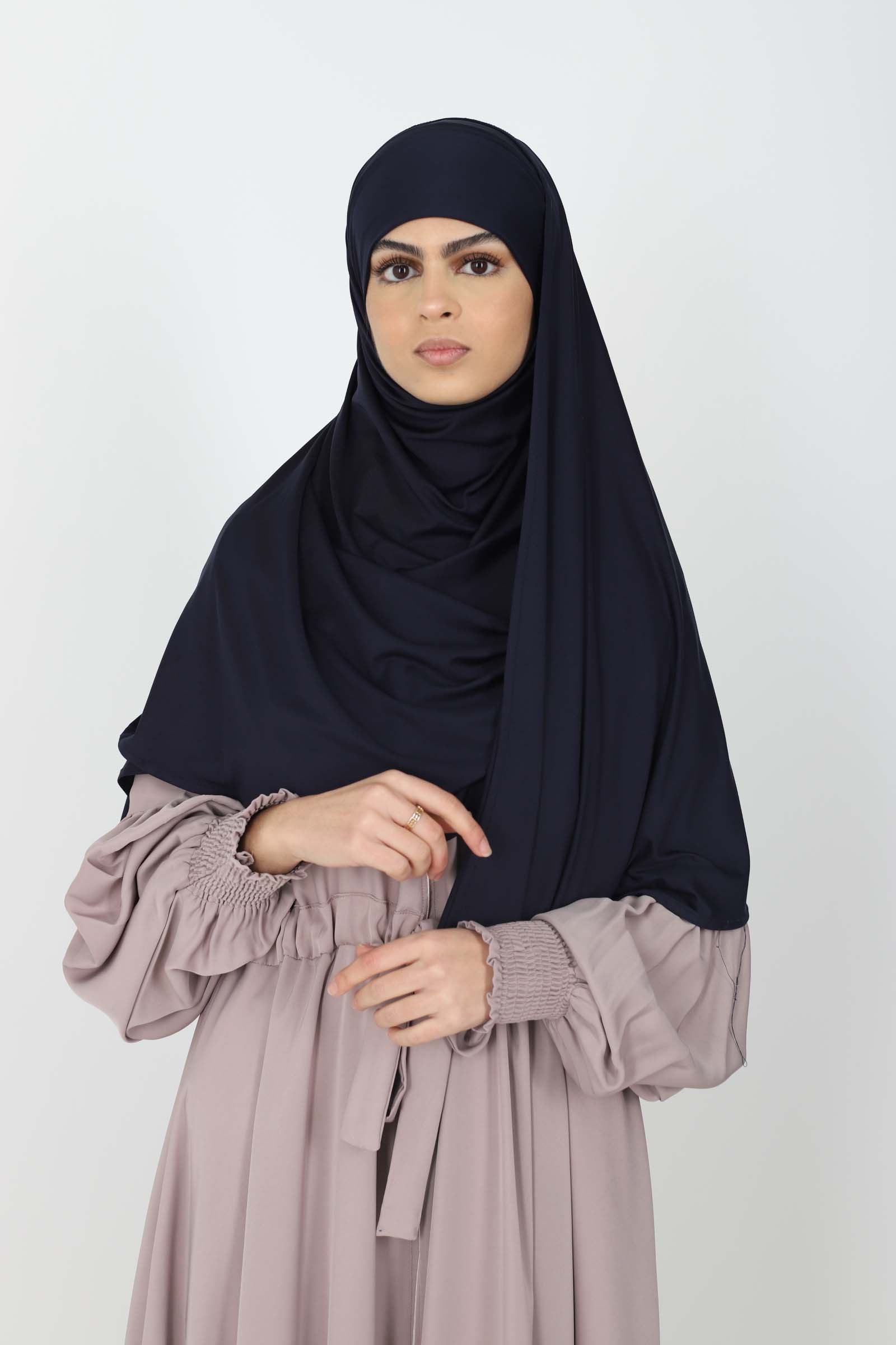 Hijab jersey a enfiler deluxe pour femmes voilées pas cher 