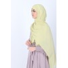 Hijab mousseline long