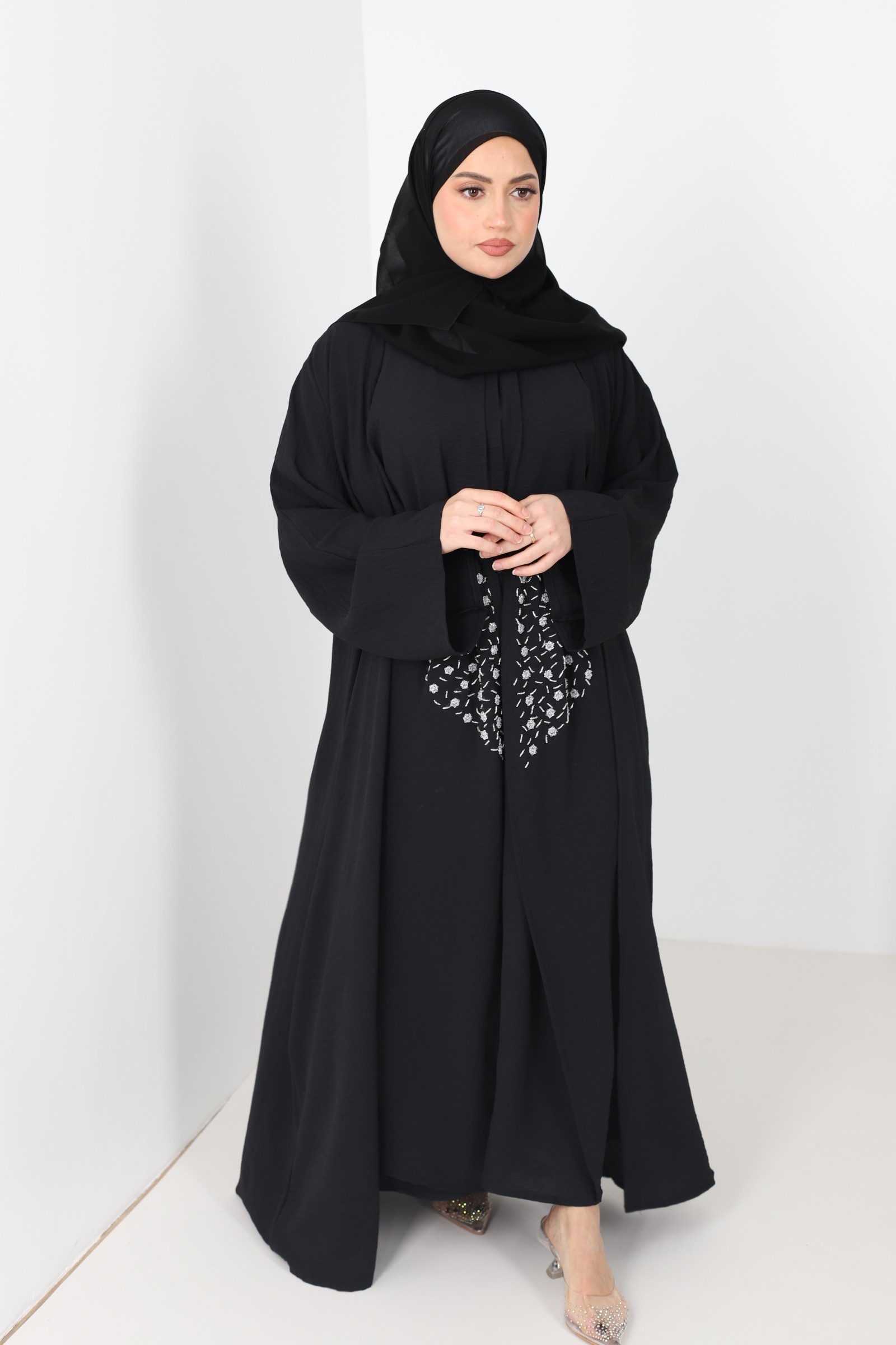 Luxury Abaya Dubai for Muslim women black color