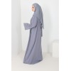 Abaya Dubai Zayna 3 pieces grey