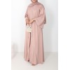 Abaya Dubaï Aïcha rose