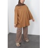 T-shirt oversize summer caramel