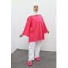 T-short oversize fushia