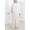 Beige Eid party dress