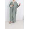Abaya Bahreïni Aura vert