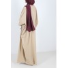 Abaya farasha Oman burgundy
