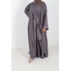Abaya set skirt grey