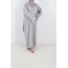 Abaya Esma light grey