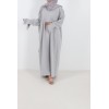 Abaya Esma light grey