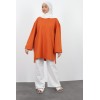 T-shirt oversize Rust