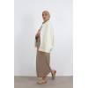 Bomber oversize ecru