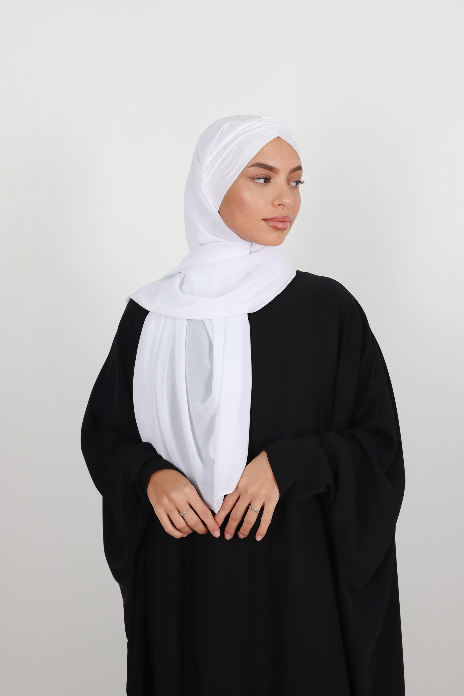 Hijab à enfiler facile à mettre au quotidien pas chère