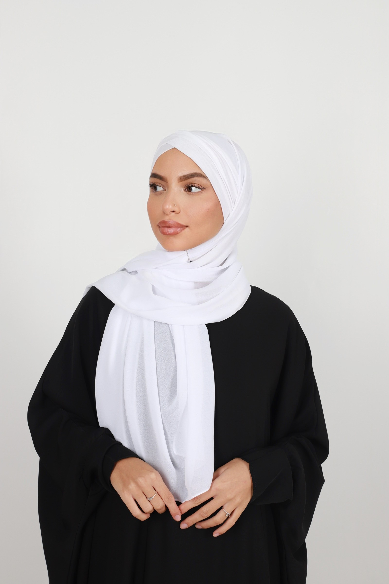 Hijab à enfiler facile à mettre au quotidien pas chère