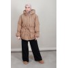Short hooded down jacket perfect for winter
