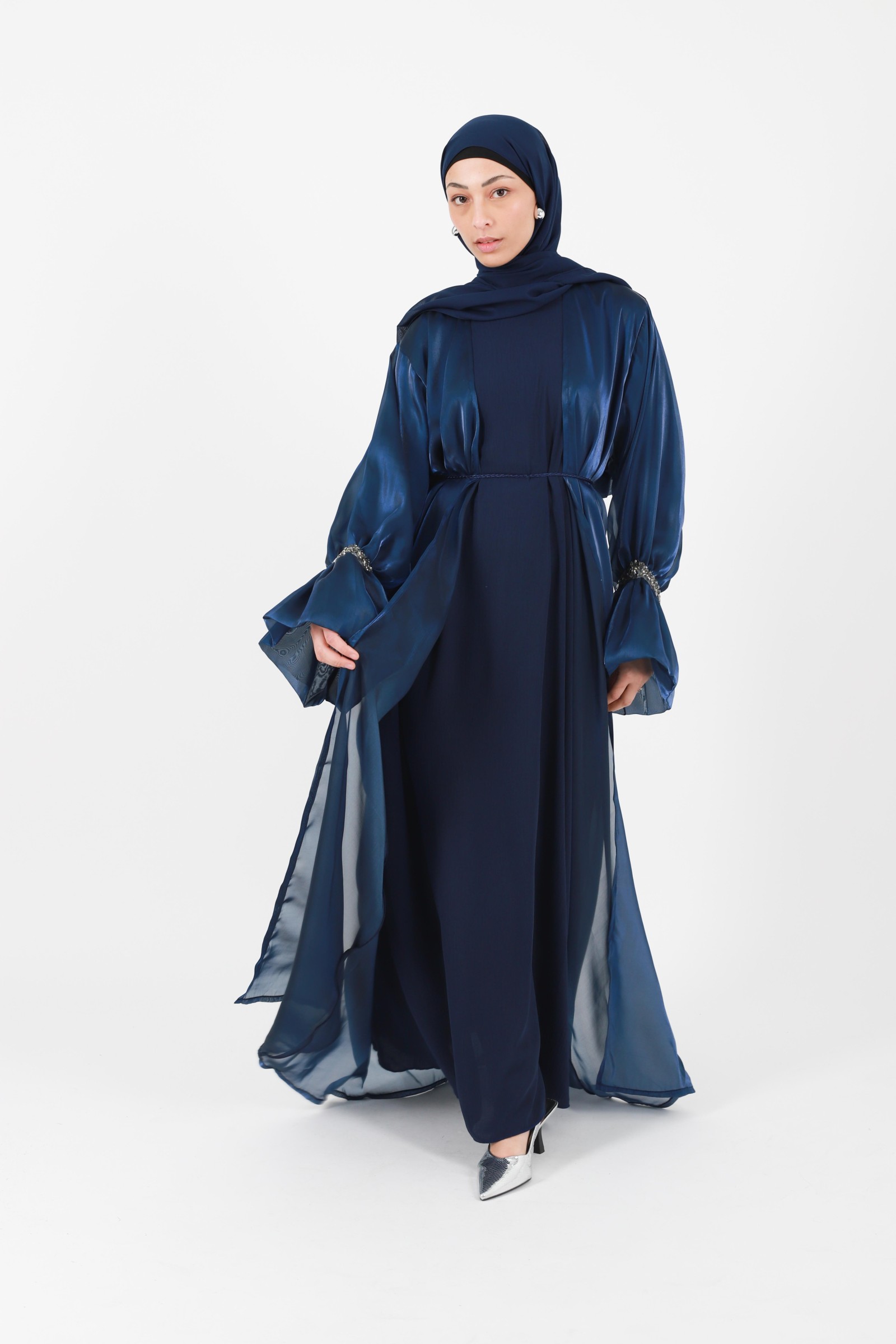 Abaya Kimono Dubai  de fête pour l'aid 2024