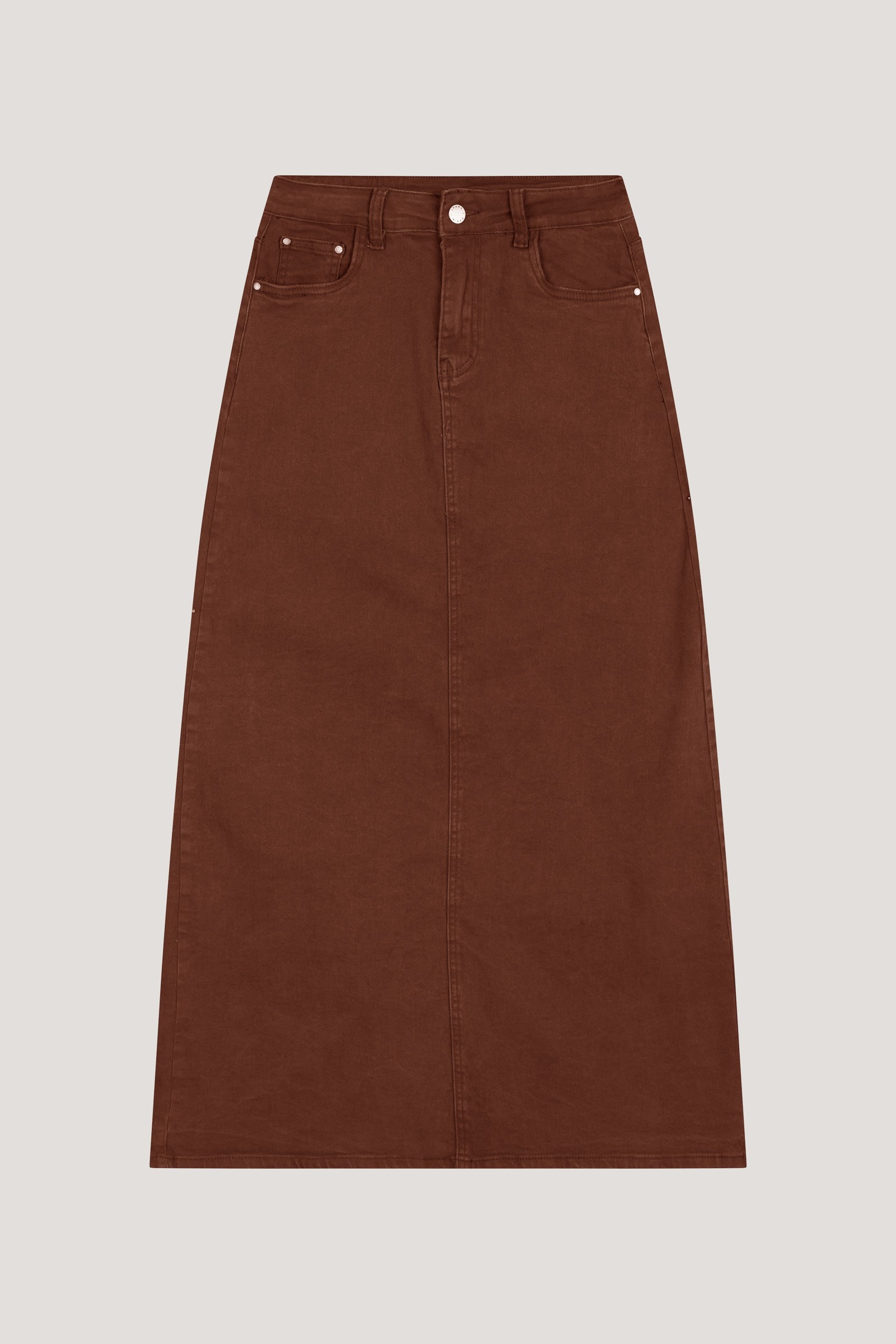 Women s long casual denim skirt